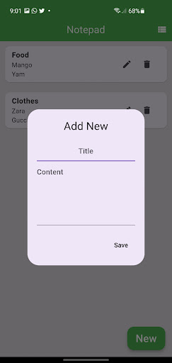 Xites Notepad Anytime Anywhere Screen 2