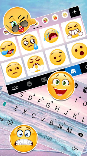 Ocean Sunset Holiday Keyboard Screen 3