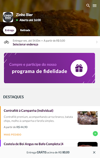 Android application Zinho Bier screenshort