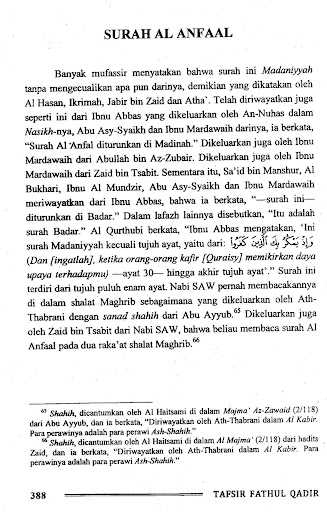 Kitab Tafsir Fathul Qadir 4