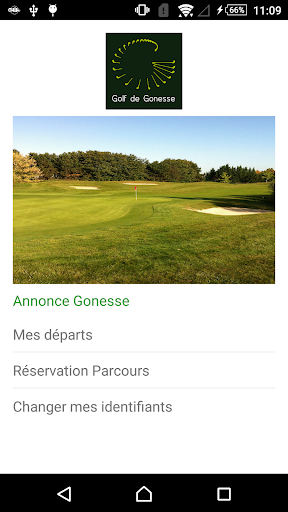 Android application Golf de Gonesse screenshort