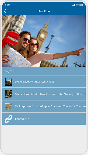 Booking London & Travel Map Screen 3