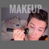 Apply makeup as a man icon