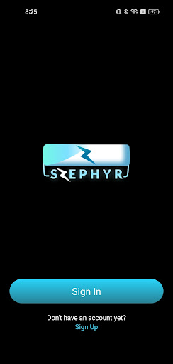 Android application sZephyr screenshort