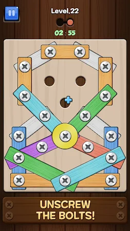 Game screenshot Unbolt it! : Wood Nuts Puzzle mod apk