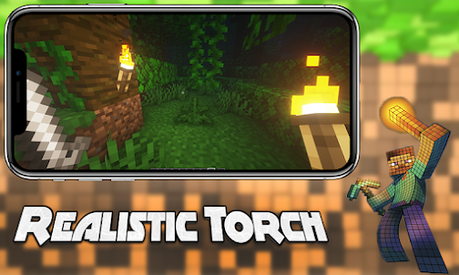 Realistic Torch Mod Minecraft