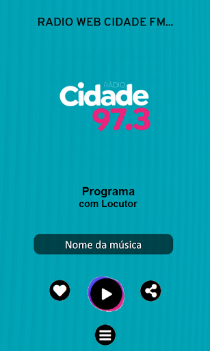 Rádio Web Cidade FM 97.3 Screen 2