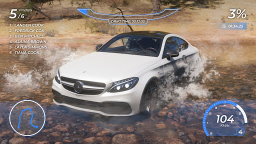 Mercedes C63: Drive & Drift Screen 2