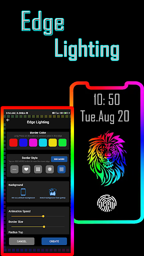 Android application Edge Lighting -LED Borderlight screenshort