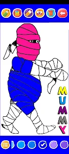 Mummy Coloring book
