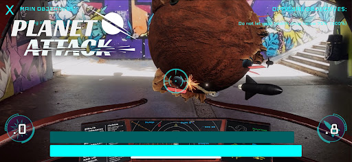 Android application Planet Attack AR screenshort