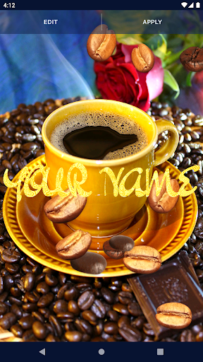 Coffee Beans Live Wallpaper Screen 2