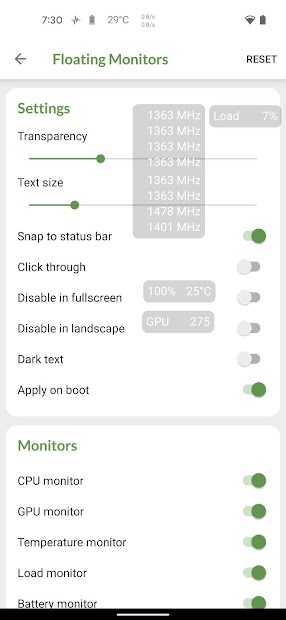 Captura 6 DevCheck Device & System Info android