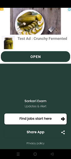 Android application Sarkari result - sarkari jobs screenshort