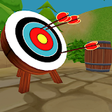 archery game bow and arrows icon