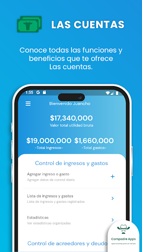 Android application Las Cuentas screenshort