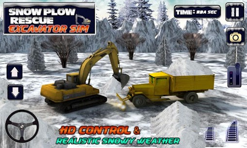 Winter Snow Rescue Excavator For PC installation