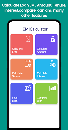 Android application EMI Calculator screenshort