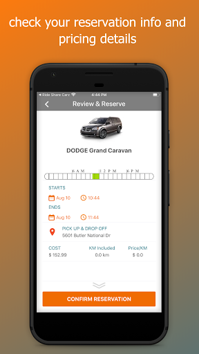 GS Car Rental Screen 2