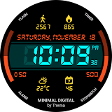 Minimal Digital Watch Face icon