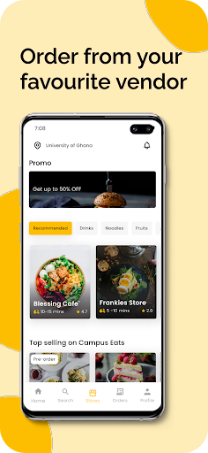 Campus Eats - Food Delivery Screen 3