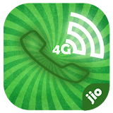 Guide for jio4G voice call icon