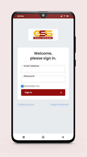 Android application GSS Healthcare screenshort