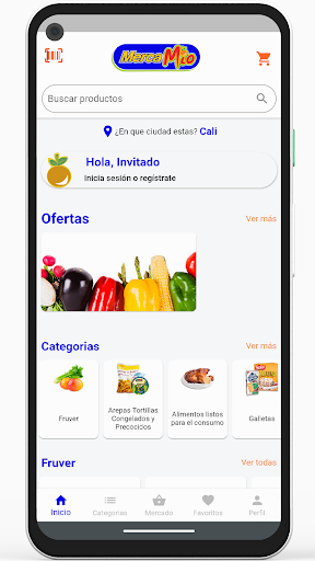 Mercamio App Screen 2