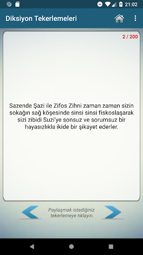 Diksiyon Tekerlemeleri