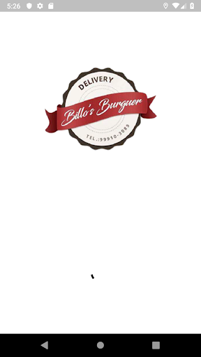 Android application Billo's Burguer screenshort