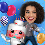 Cover Image of ดาวน์โหลด Happy Birthday Greetings – Your Face in 3D Videos 4 APK