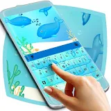 Blue Whales Keyboard Theme icon