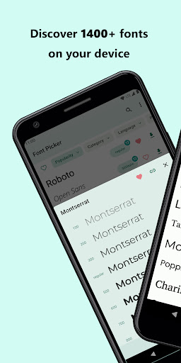 Font Picker - font downloader Screenshot 1 - AppWisp.com