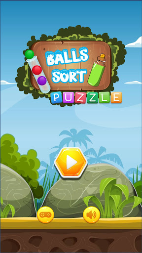 Android application Balls Sort: sort colored balls screenshort