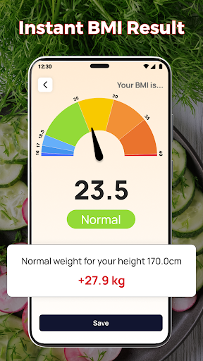 BMI Calculator – Ideal Weight Screenshot 3 - AppWisp.com