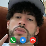 Cover Image of Download Bad Bunny Fake Video Call  APK