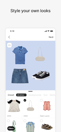 Screenshot of Acloset - AI Fashion Assistant