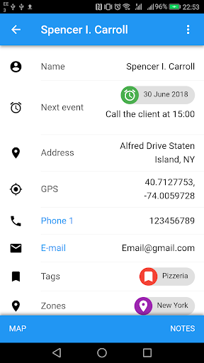 ClientiApp - Client management Screen 2
