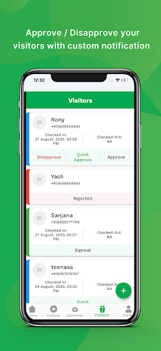 Android application Vizitor Pass: Visitor Check-in screenshort