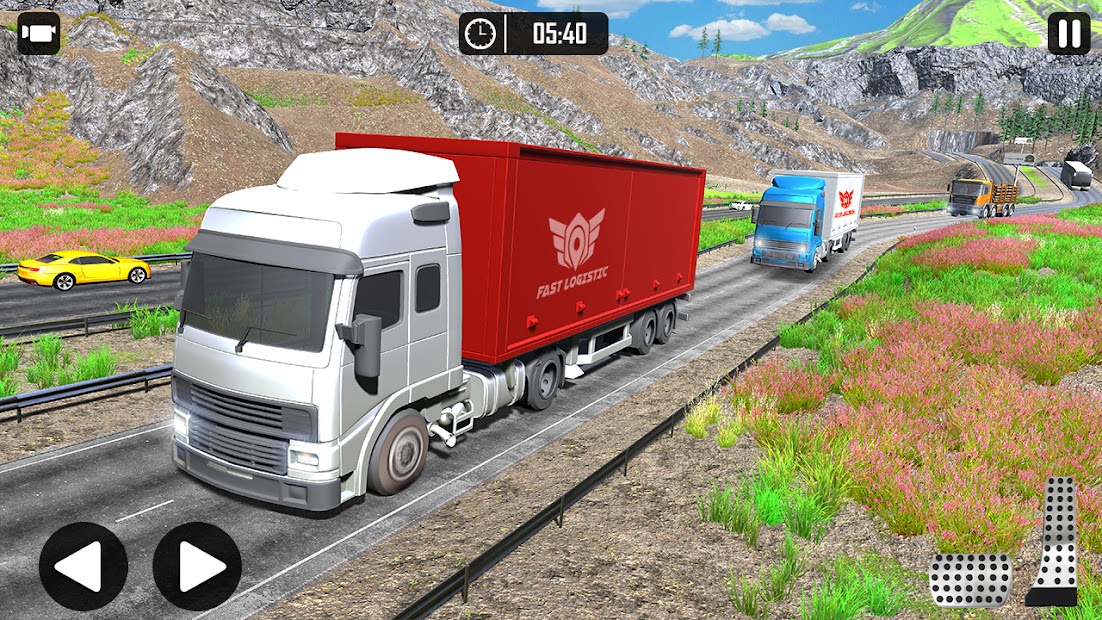 محاكاة شاحنة نقل البضائع: لعبة قيادة الشاحنة