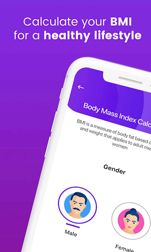 Android application Body Mass Index - BMI screenshort