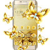 Gold Glitter Butterfly Theme icon