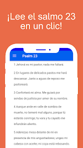 Screenshot 9 Biblia Salmo 23: Audio & Letra android