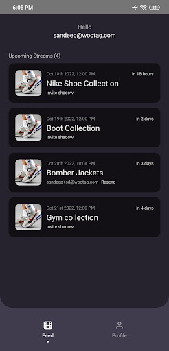 Wootag Live Screen 3
