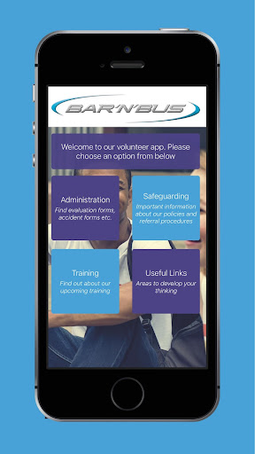 BarNBus Volunteer Hub Screen 2
