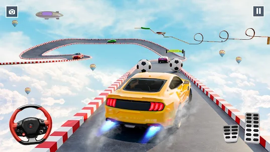 超級坡道汽車特技遊戲 3D