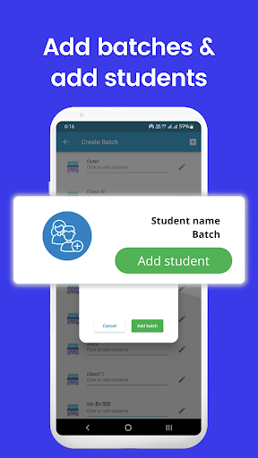 Teacher Admin App Screen 3