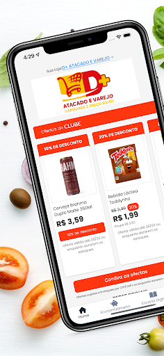 Android application Clube D Mais screenshort