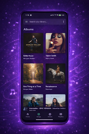 Cosmic: Music Player & MP3 screenshot 7