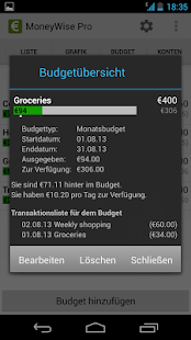 MoneyWise Pro Bildschirmfoto
